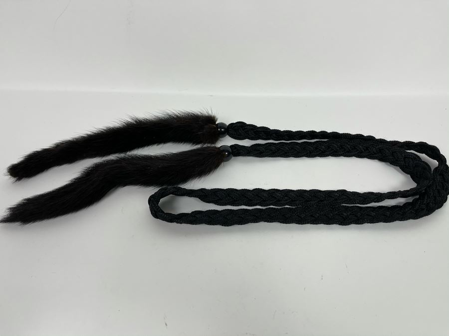 Fur-Tipped Braided Belt 48'L [Photo 2]