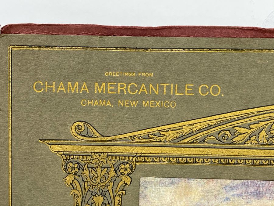 Vintage 1925 Chama Mercantile Co Chama, New Mexico Advertising Wall Calendar Epherema 19.5 X 16.5 [Photo 2]