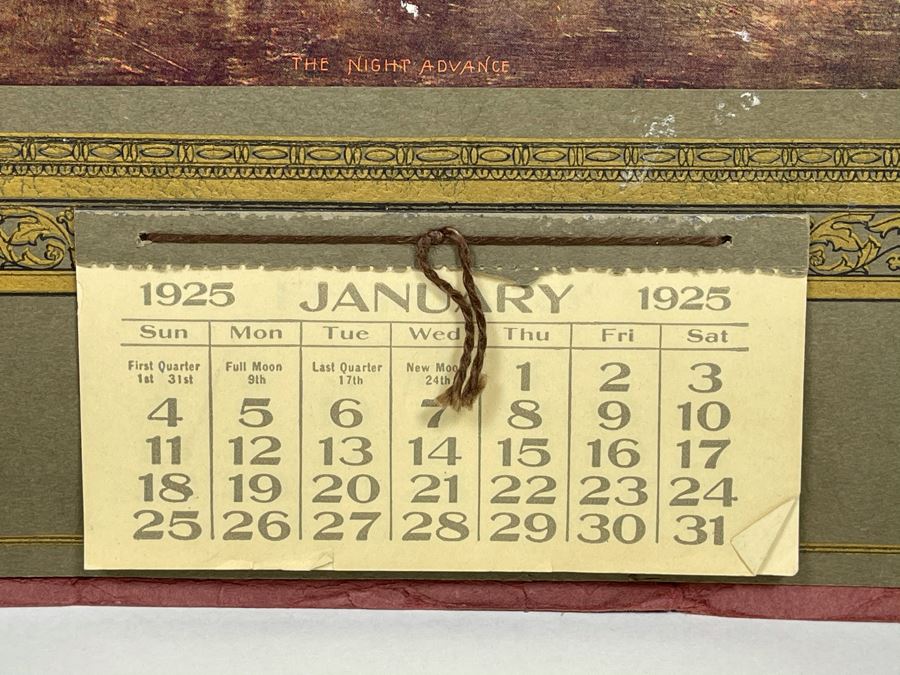 Vintage 1925 Chama Mercantile Co Chama, New Mexico Advertising Wall Calendar Epherema 19.5 X 16.5 [Photo 3]