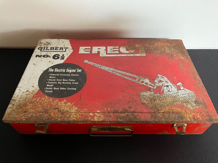 Vintage Gilbert Erector Set: The Electric Engine Set With Manuals [Photo 11]