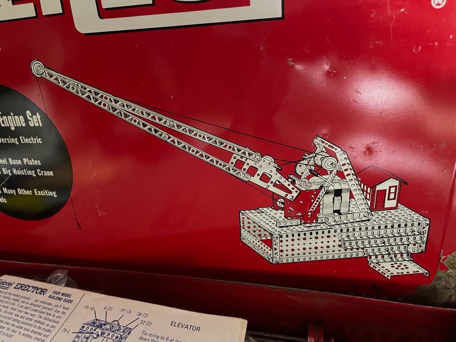 Vintage Gilbert Erector Set: The Electric Engine Set With Manuals [Photo 10]