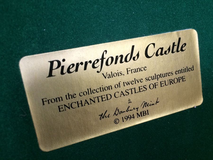 Pierrefonds Castle Valois, France Danbury Mint 1994 [Photo 8]