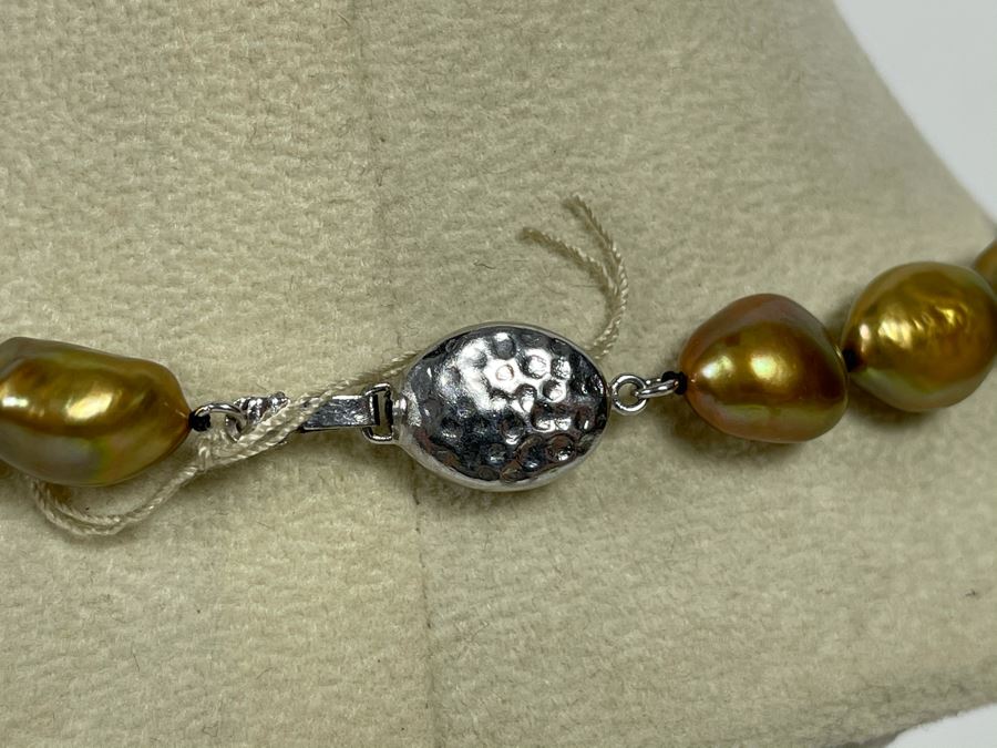 16' Pearl Necklace With Sterling Silver Clasp [Photo 7]