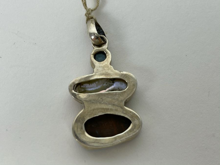 Sterling Silver Opal Pearl Pendant 5g [Photo 9]