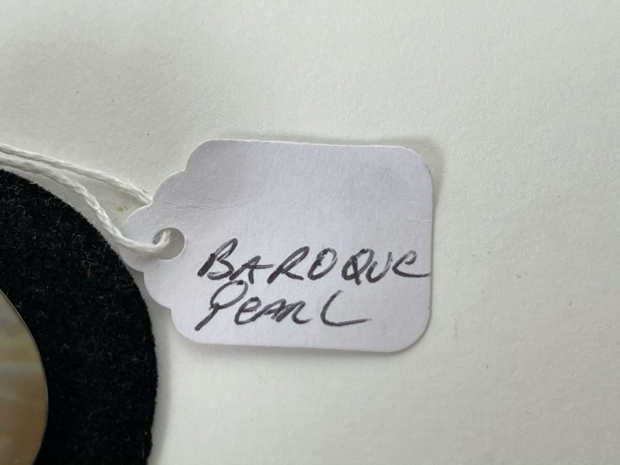 Sterling Silver Baroque Pearl Ring 11.1g Size 8.5 [Photo 5]