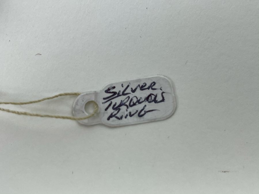 Vintage Sterling Silver Turquoise Ring Size 7 [Photo 6]