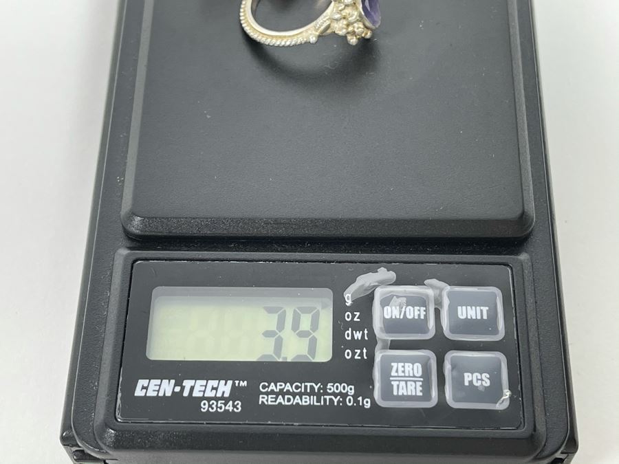 Sterling Silver Marquise Cut Tanzanite Ring New With Tags 3.9g Size 7 [Photo 7]