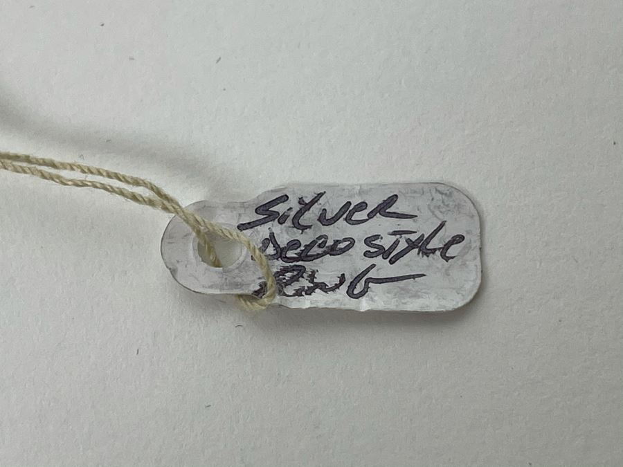 Sterling Silver Deco Style Ring 4.9g Size 7 [Photo 5]