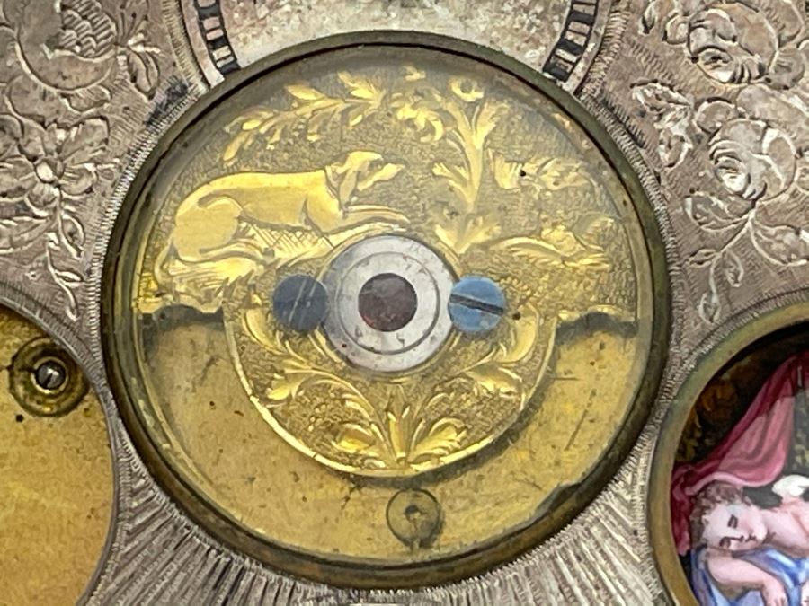 Antique Breguet & Fils Paris Pocket Watch With Hand Painted Porcelain Dial Featuring The Great Seal Of The United States With American Eagle - Has Key For Winding - In Need Of Repair (Breguet et Fils) [Photo 15]