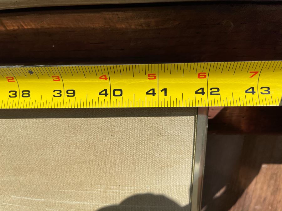 Original Etta Benjamin Cien (1924-2009) Framed Abstract Mid-Century Ship At Sea Oil Painting 42 X 50 [Photo 9]