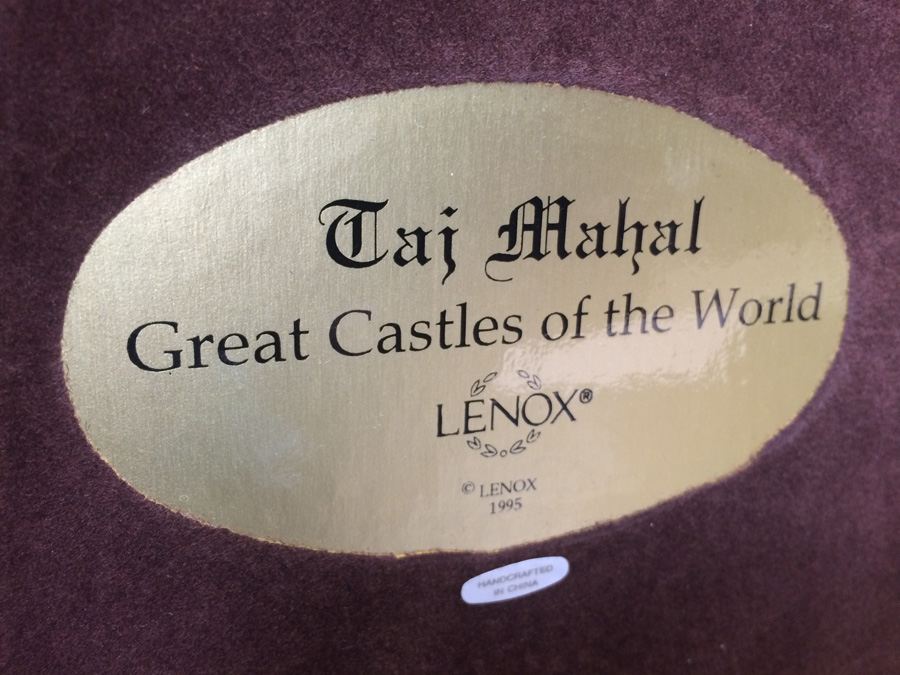 Taj Mahal Great Castles of the World LENOX 1995 [Photo 10]