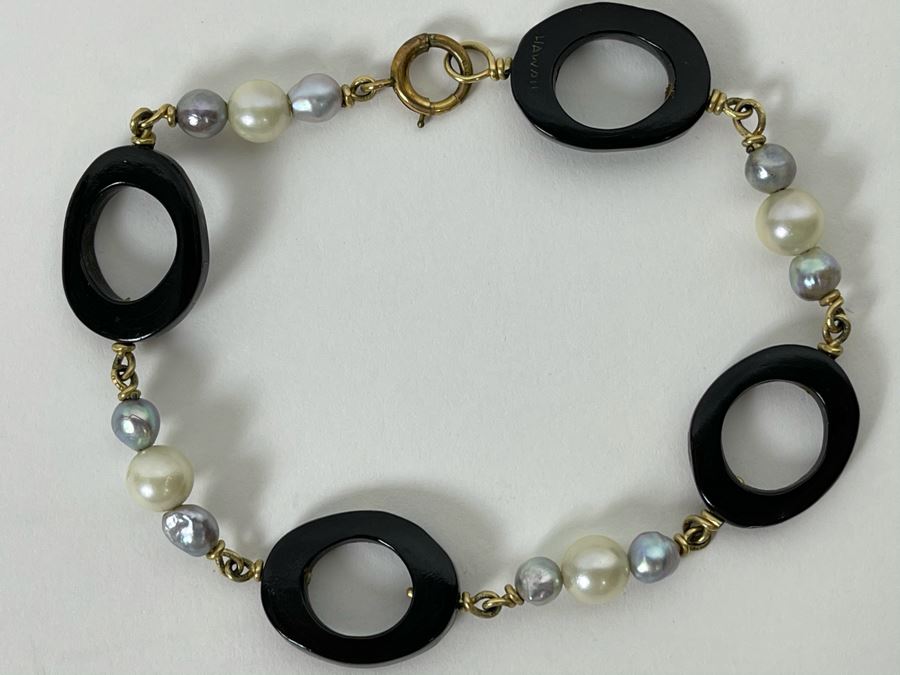 Hawaiian Pearl Bracelet 8L [Photo 2]
