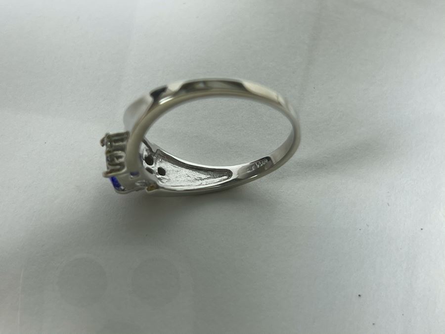 14K Gold Tanzanite Ring Size 7.25 2.9g [Photo 10]