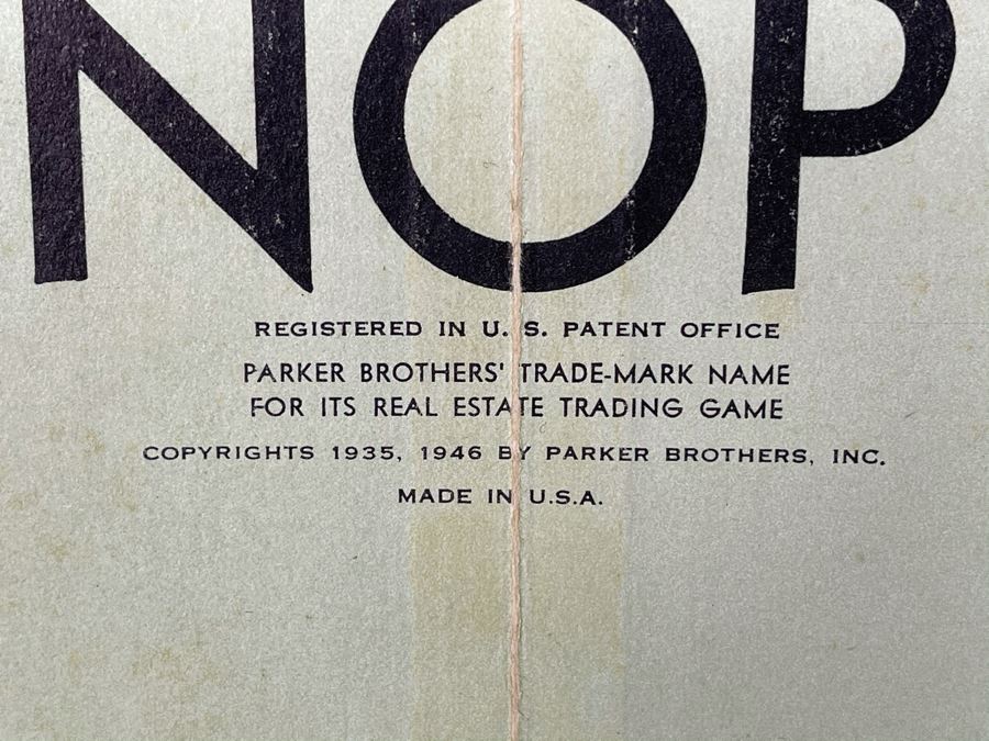 Vintage 1940s Parker Brothers Monopoly Game [Photo 5]