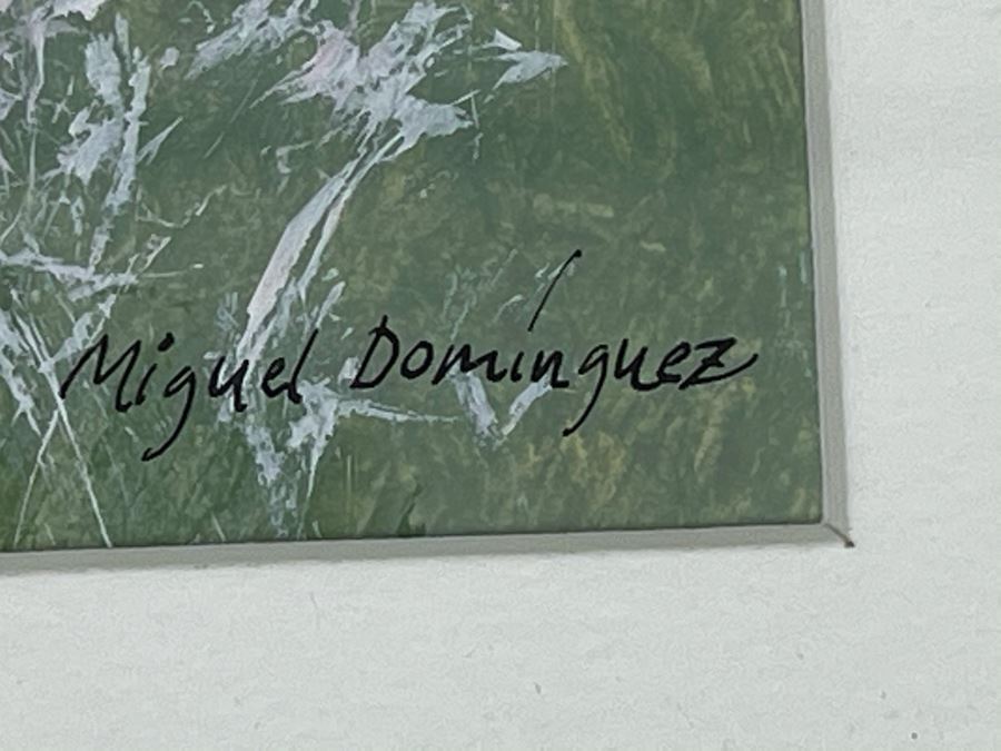 Original Framed Miguel Dominguez Plein Air Landscape Artwork 14 X 10 [Photo 6]