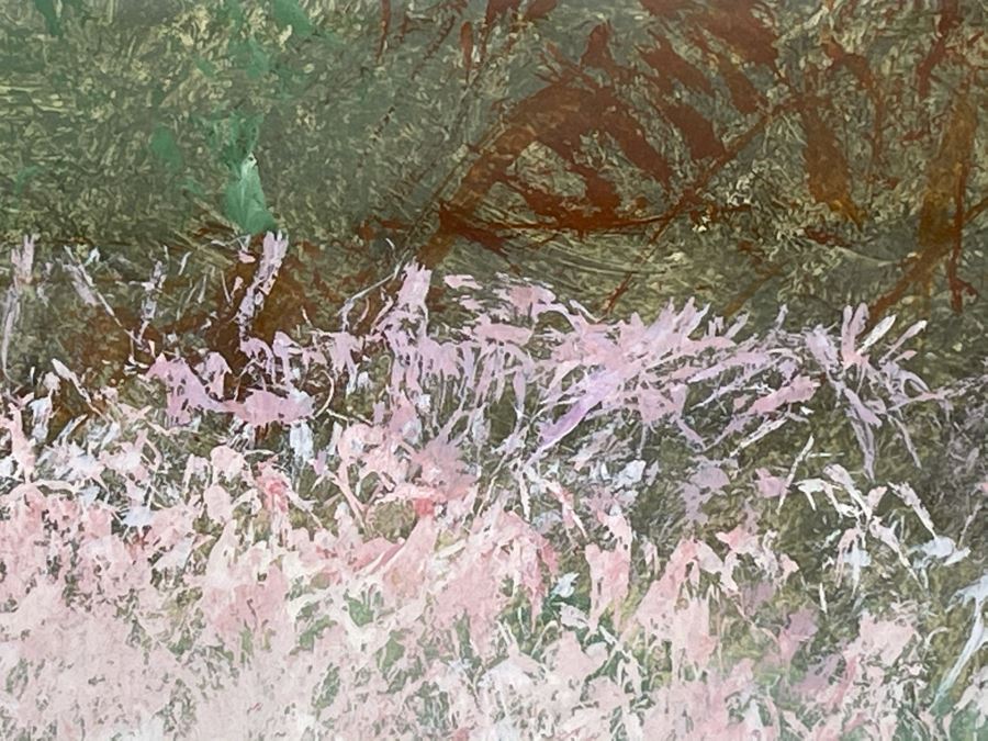 Original Framed Miguel Dominguez Plein Air Landscape Artwork 14 X 10 [Photo 7]