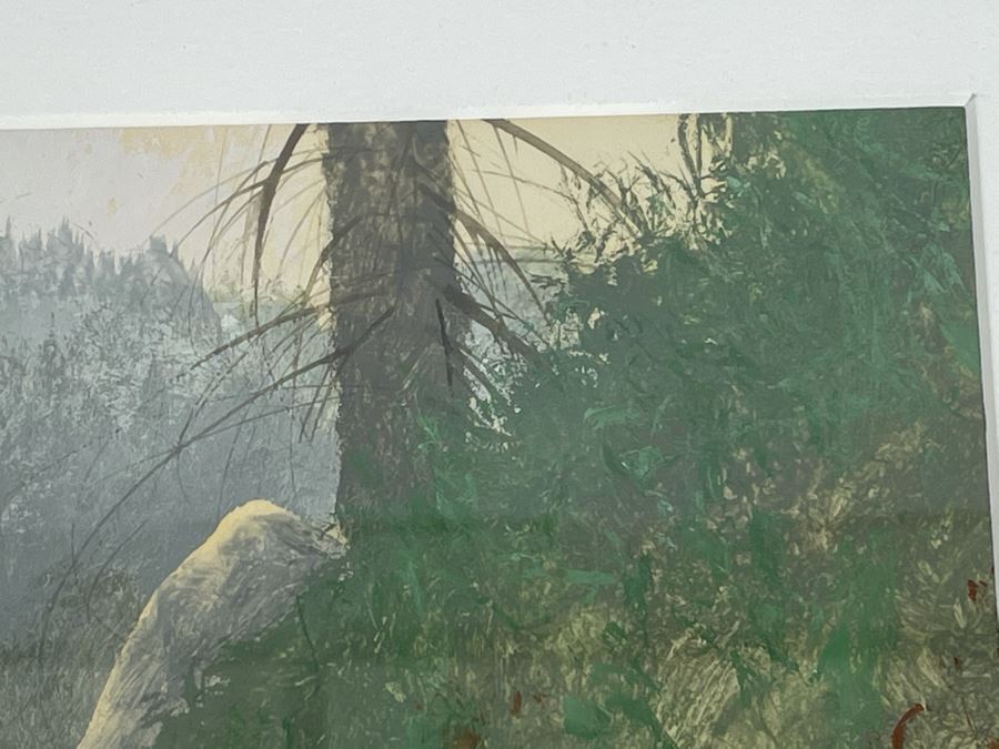 Original Framed Miguel Dominguez Plein Air Landscape Artwork 14 X 10 [Photo 4]