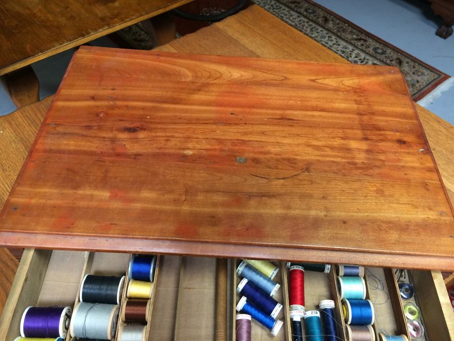 Vintage Clark's Mile End Spool Cabinet with Spools [Photo 9]