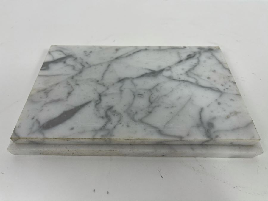 Vintage Metal Sculpture Loose On Marble Base 14H [Photo 7]