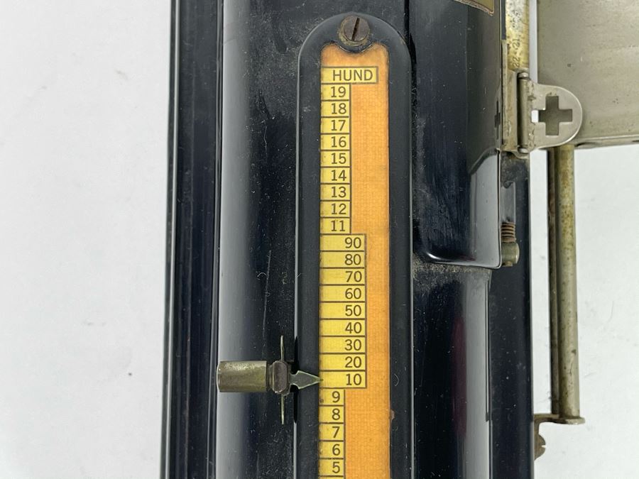 Antique Mechanical Check Writer By Todd Protectograph Co Retailed By E.W. Young In San Diego, CA 17L X 9W [Photo 7]