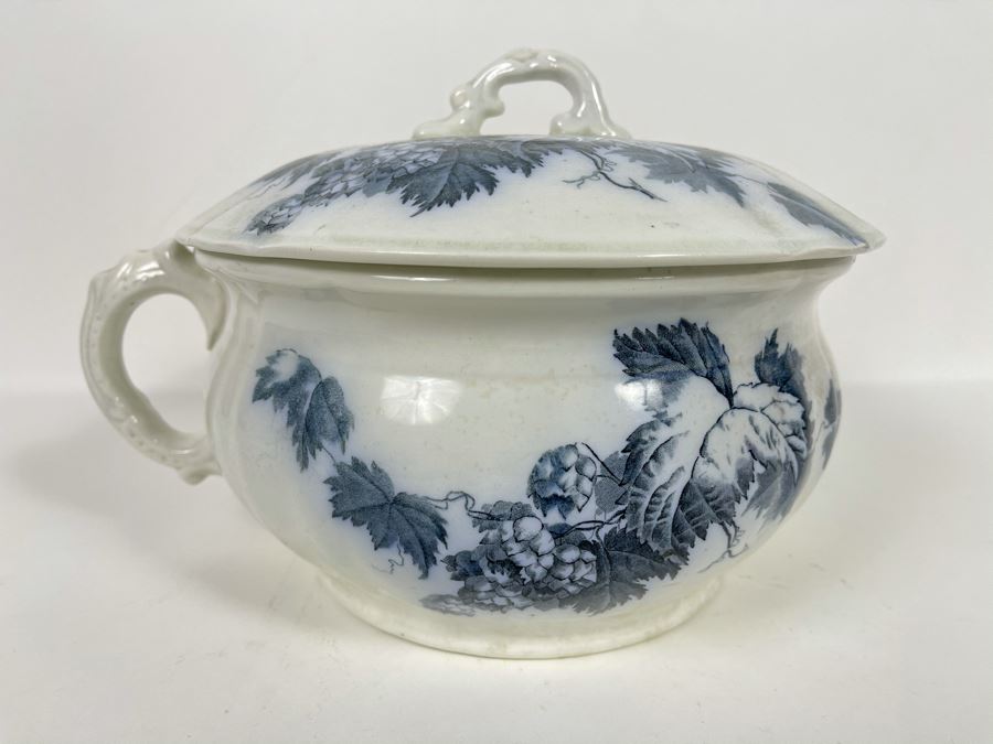 Antique Chamber Pot By Alfred-Meakin Kent England 10W X 7H [Photo 2]