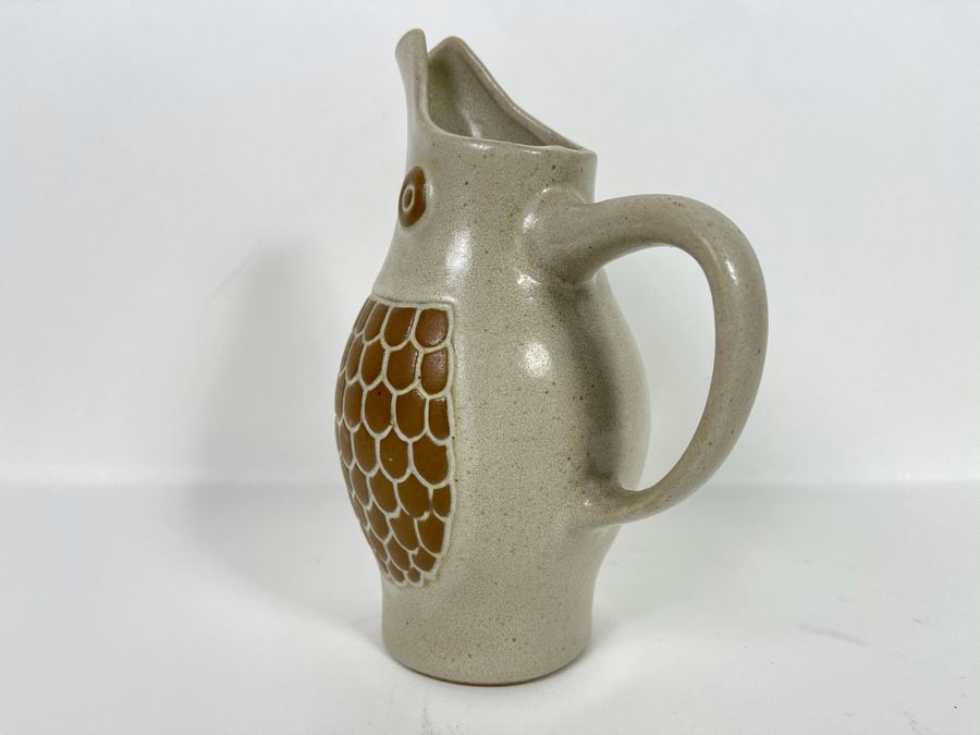 Mid-Century Stoneware Pitcher Designed By David Stewart 8H [Photo 2]