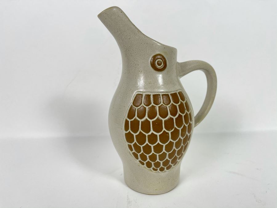 Mid-Century Stoneware Pitcher Designed By David Stewart 8H [Photo 3]