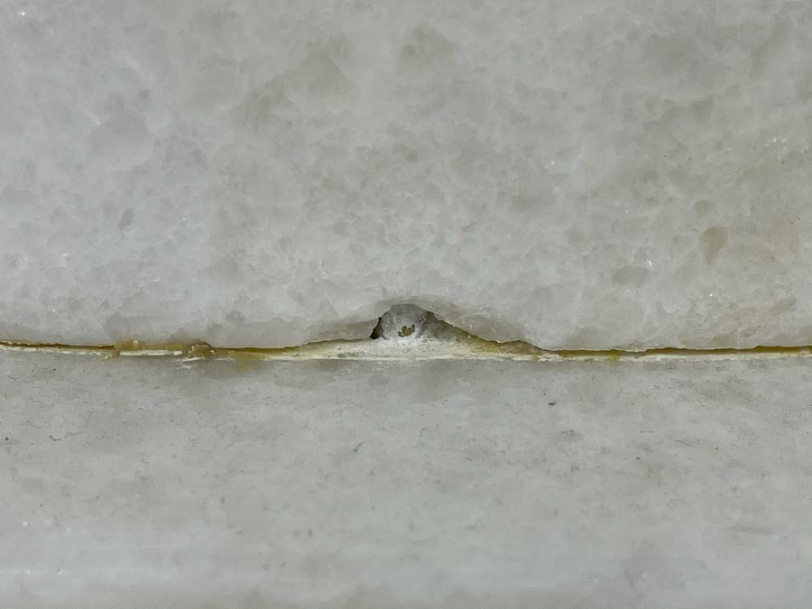 Original Signed Linda Daboub White Marble Sculpture 16W X 12H [Photo 6]