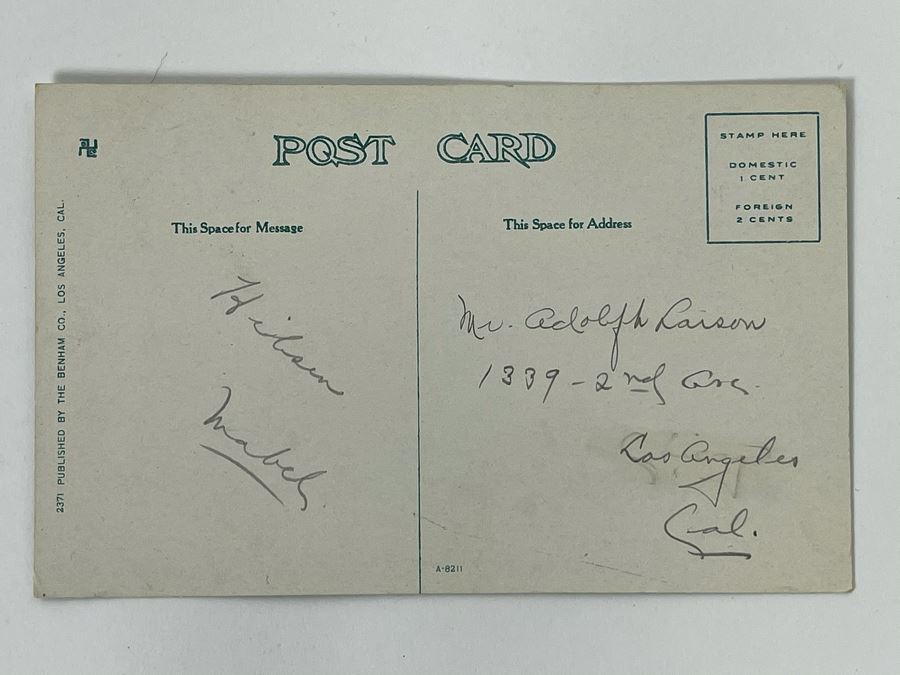 Vintage San Diego Postcard: Bird's Eye View Of San Diego, CA From Harbor [Photo 3]