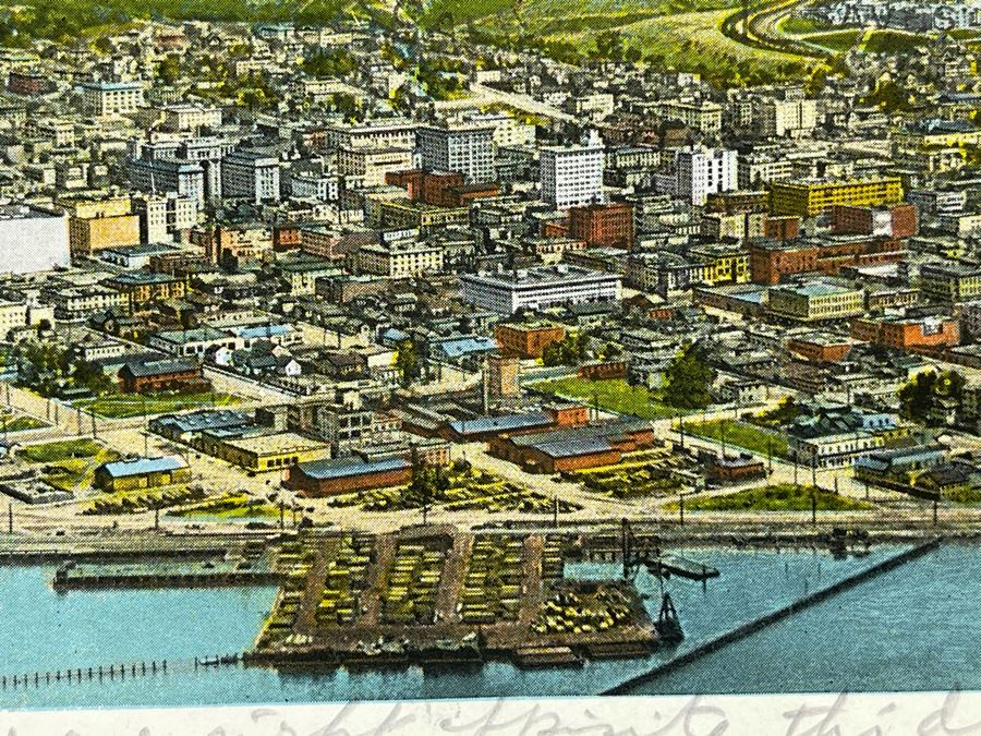 Vintage San Diego Postcard: General View From Aeroplan Postmarked 1931 [Photo 4]