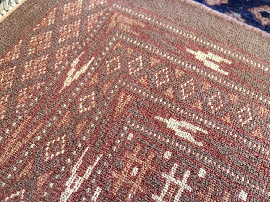 Handmade Bokhara Pakistan Wool Area Rug - 50' x 77' [Photo 2]