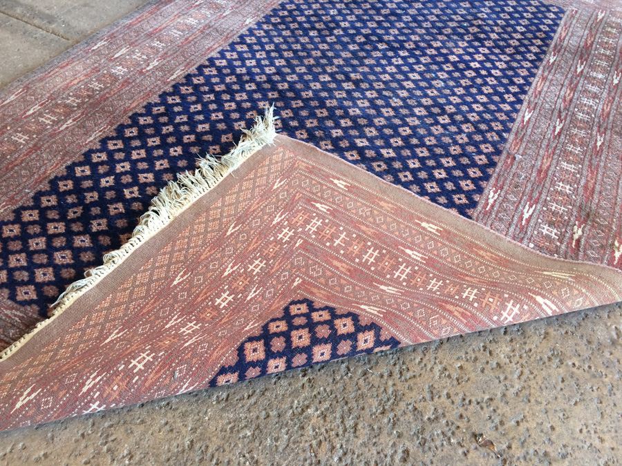 Handmade Bokhara Pakistan Wool Area Rug - 50' x 77' [Photo 3]