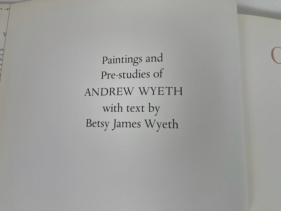 First Edition Coffee Table Art Hardcover Book: Christina's World - Paintings And Pre-Studies Of Andrew Wyeth 1982 Originally Retailed For $90 [Photo 4]