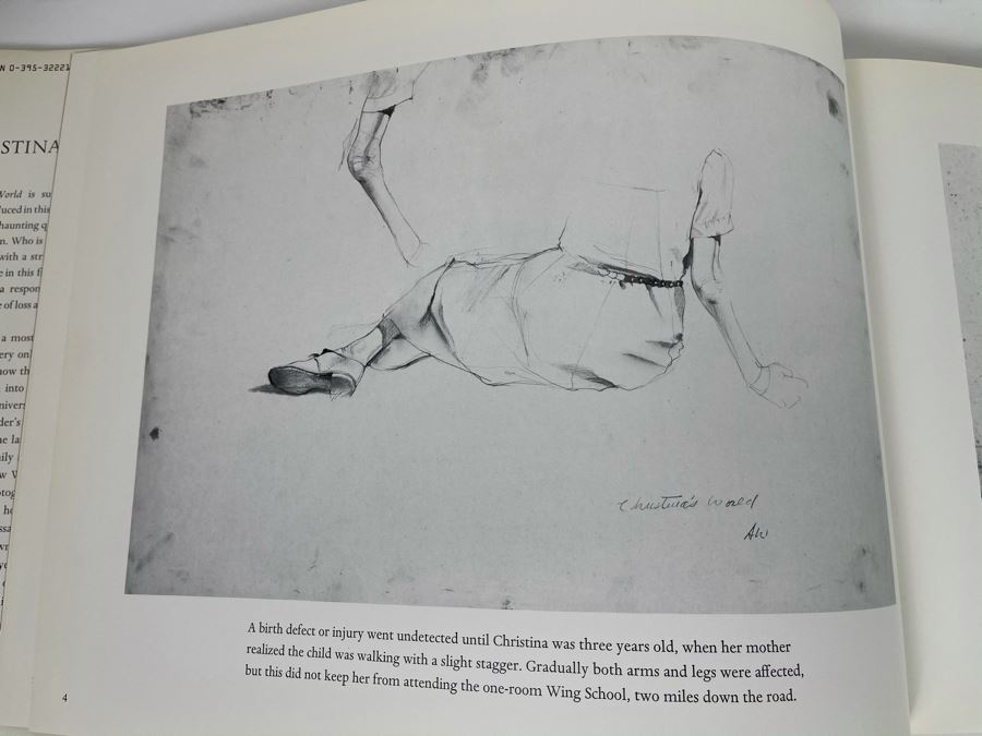 First Edition Coffee Table Art Hardcover Book: Christina's World - Paintings And Pre-Studies Of Andrew Wyeth 1982 Originally Retailed For $90 [Photo 6]