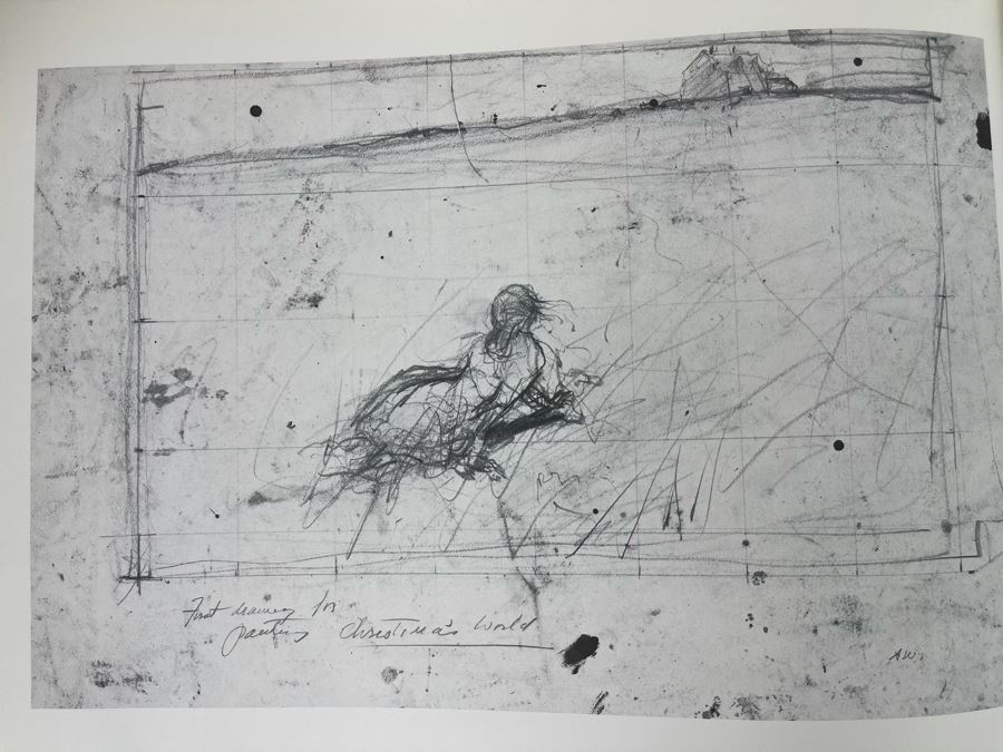 First Edition Coffee Table Art Hardcover Book: Christina's World - Paintings And Pre-Studies Of Andrew Wyeth 1982 Originally Retailed For $90 [Photo 13]