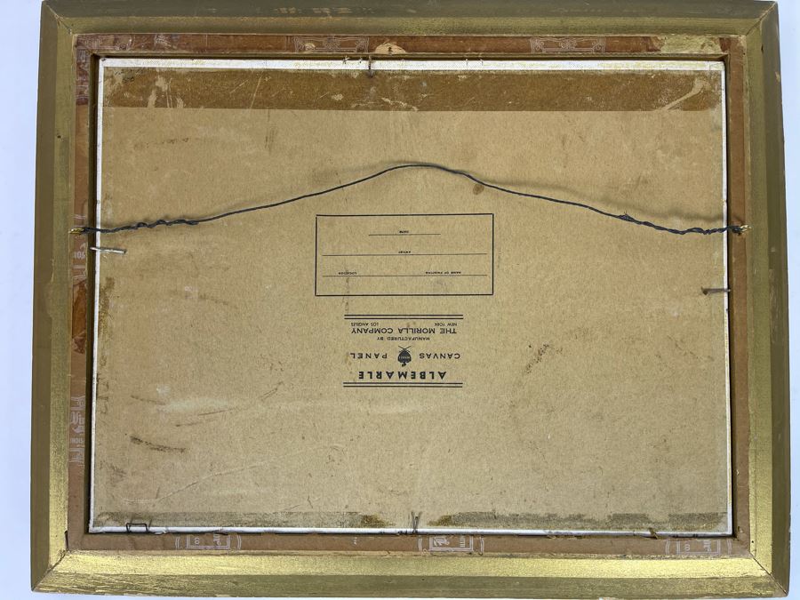 Framed Original Plein Air Oil Painting On Board By M. Daniels 12 X 16 [Photo 8]