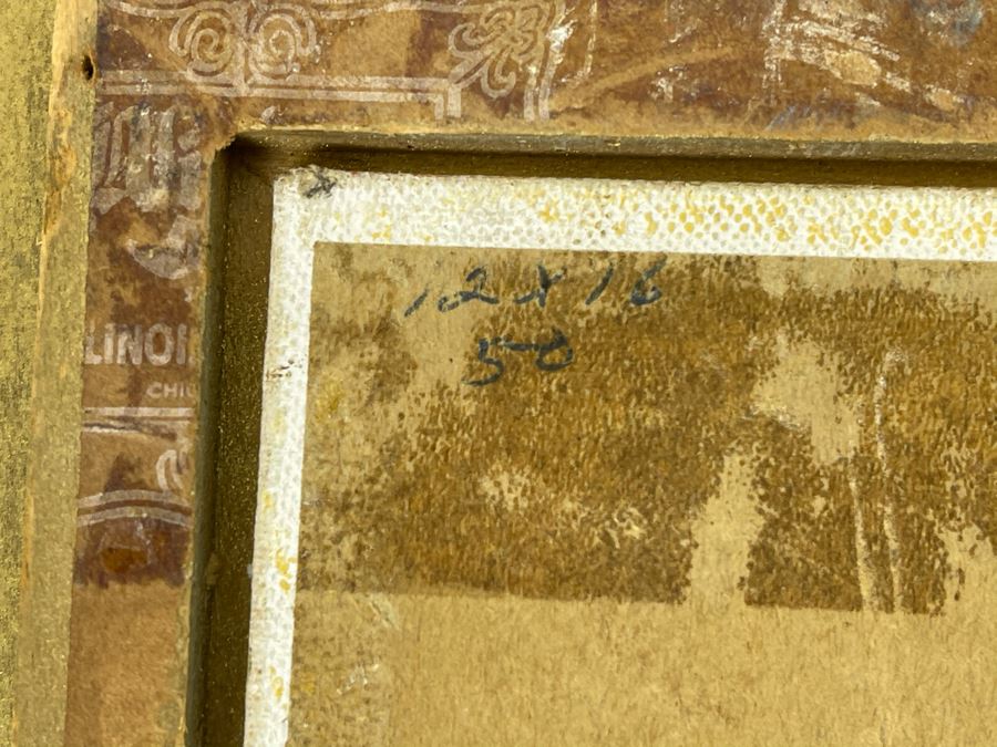 Framed Original Plein Air Oil Painting On Board By M. Daniels 12 X 16 [Photo 9]