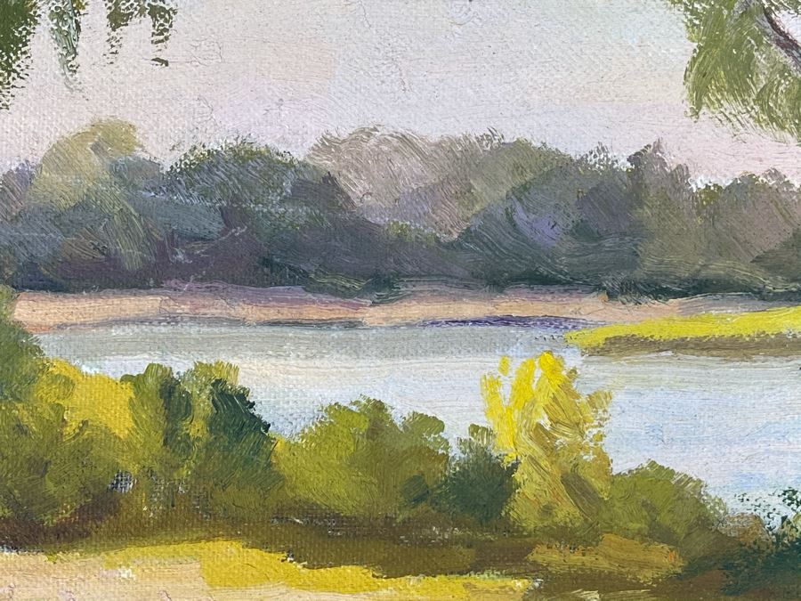 Framed Original Plein Air Oil Painting On Board By M. Daniels 12 X 16 [Photo 6]