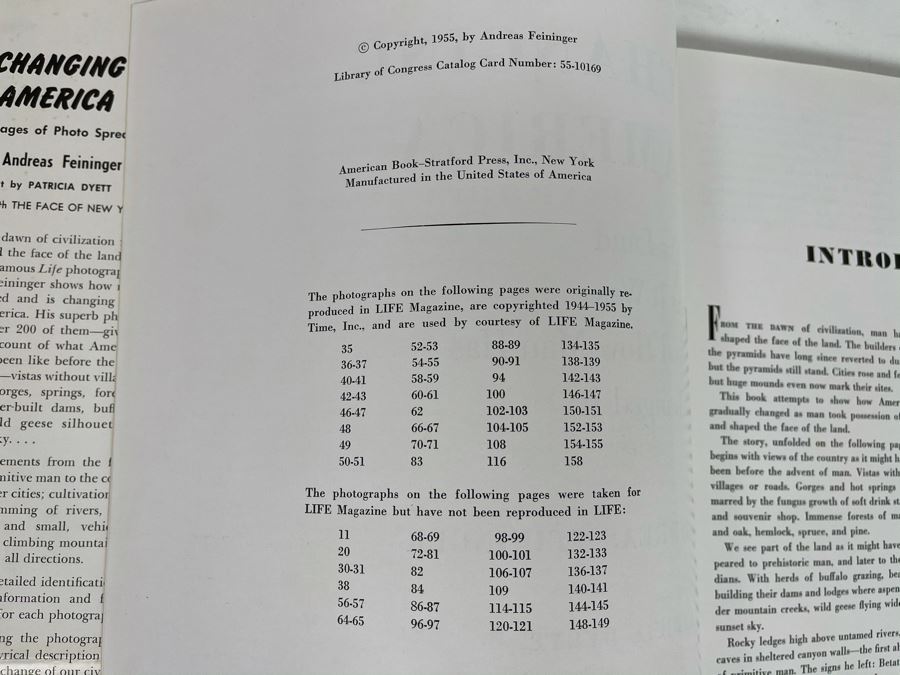 JUST ADDED - Signed First Edition Book 'Changing America' By Andreas Feininger [Photo 5]