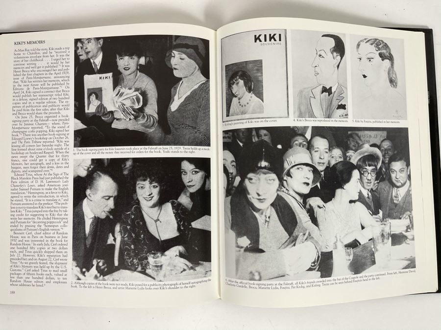JUST ADDED - First Edition Book 'Ki Ki's Paris: Artist And Lovers 1900-1930' By Billy Kluver And Julie Martin [Photo 11]