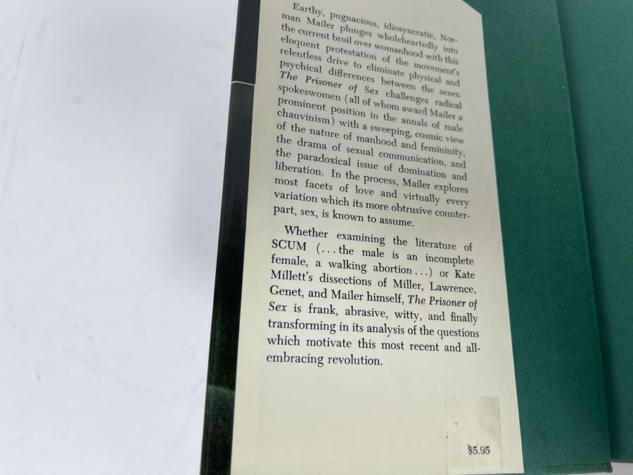 JUST ADDED - First Edition Book 'The Prisoner Of Sex' By Norman Mailer [Photo 2]