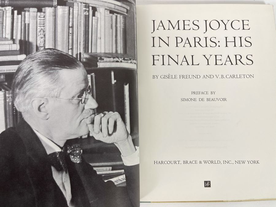 JUST ADDED - First Edition Book 'James Joyce In Paris: His Final Years' By Gisele Freund And V.B. Carleton [Photo 3]