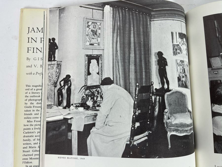 JUST ADDED - First Edition Book 'James Joyce In Paris: His Final Years' By Gisele Freund And V.B. Carleton [Photo 6]