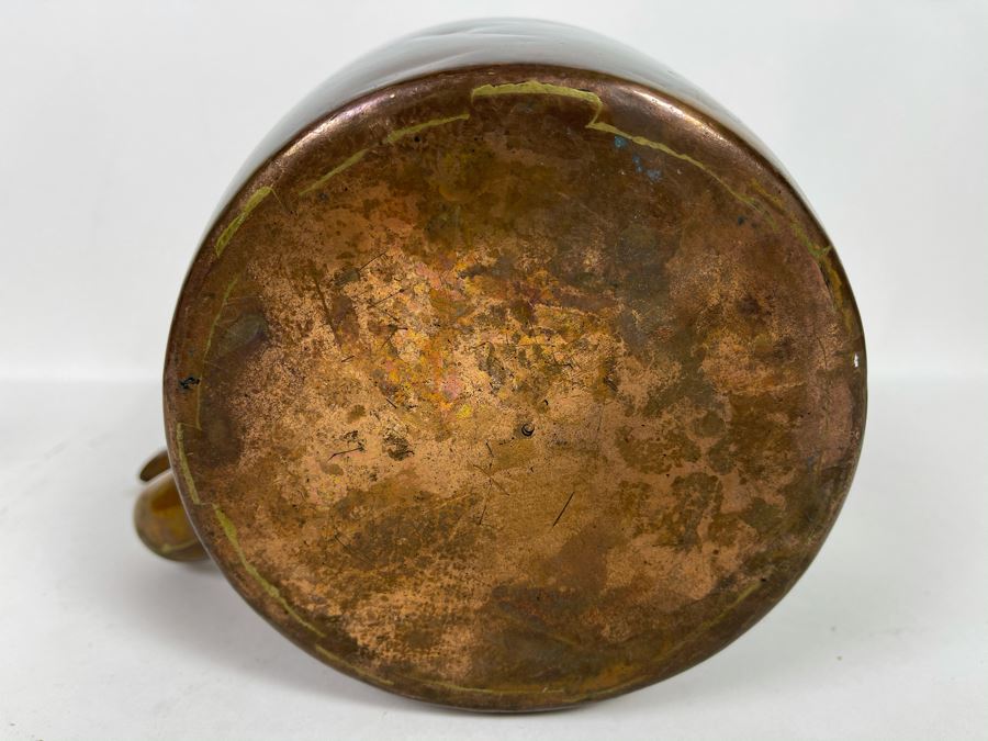 JUST ADDED - Vintage Copper Teapot 11W X 10H [Photo 8]