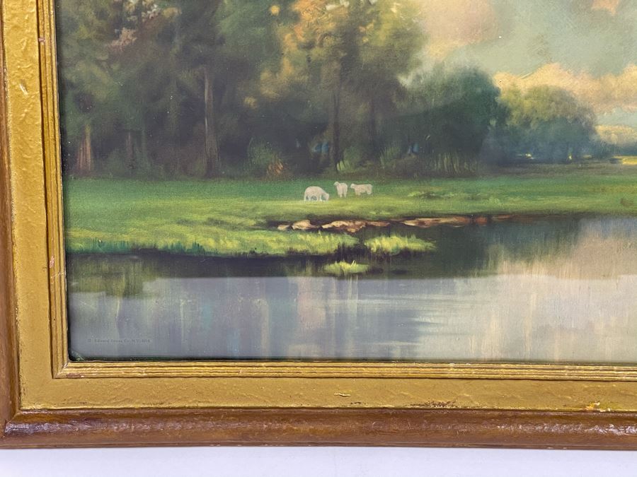 JUST ADDED - Vintage Framed Robert Atkinson Fox Print 25 X 17 [Photo 3]