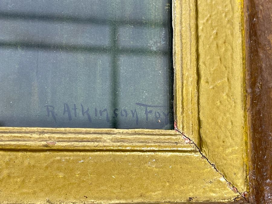 JUST ADDED - Vintage Framed Robert Atkinson Fox Print 25 X 17 [Photo 4]