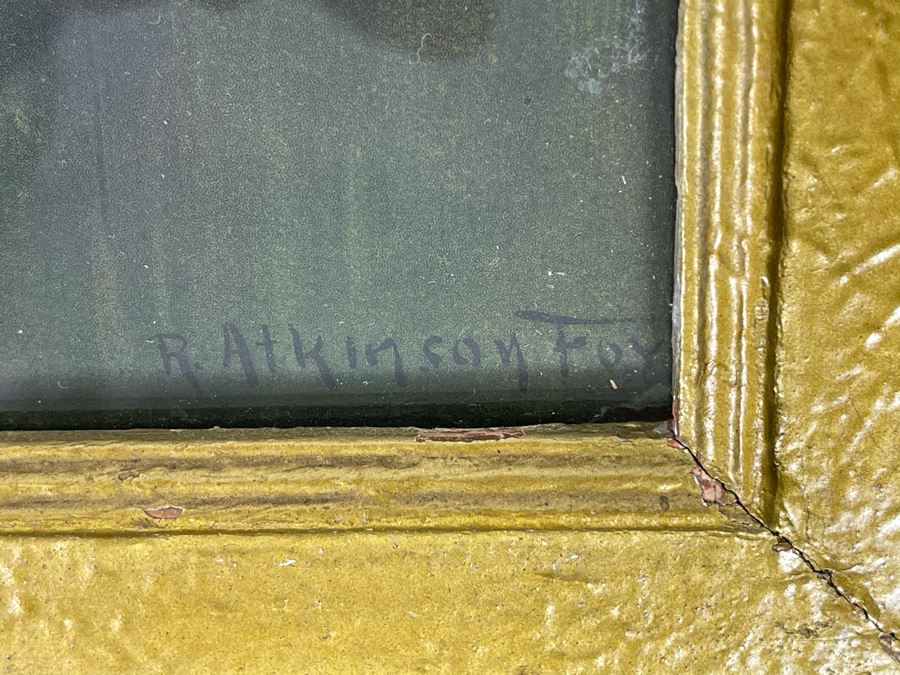 JUST ADDED - Vintage Framed Robert Atkinson Fox Print 25 X 17 [Photo 5]