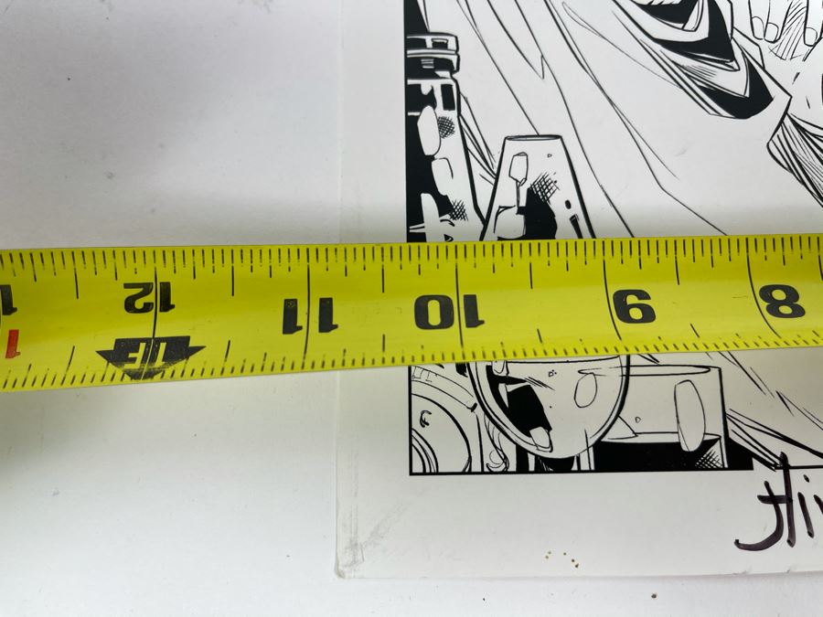 JUST ADDED - Large Signed Marvel Deadpool Comic Book Print By John Timms 11 X 17 [Photo 8]