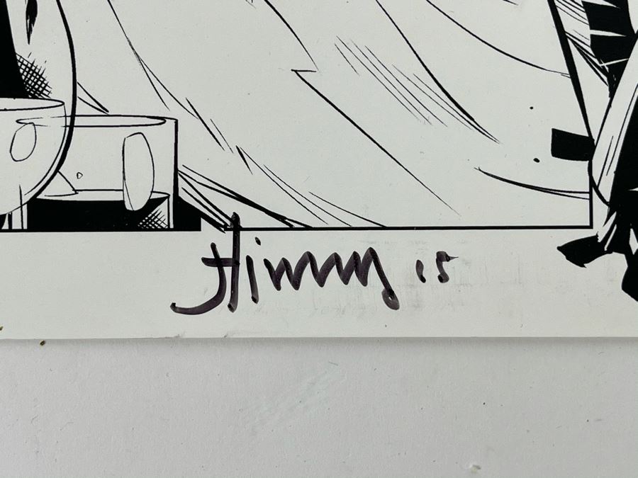 JUST ADDED - Large Signed Marvel Deadpool Comic Book Print By John Timms 11 X 17 [Photo 3]