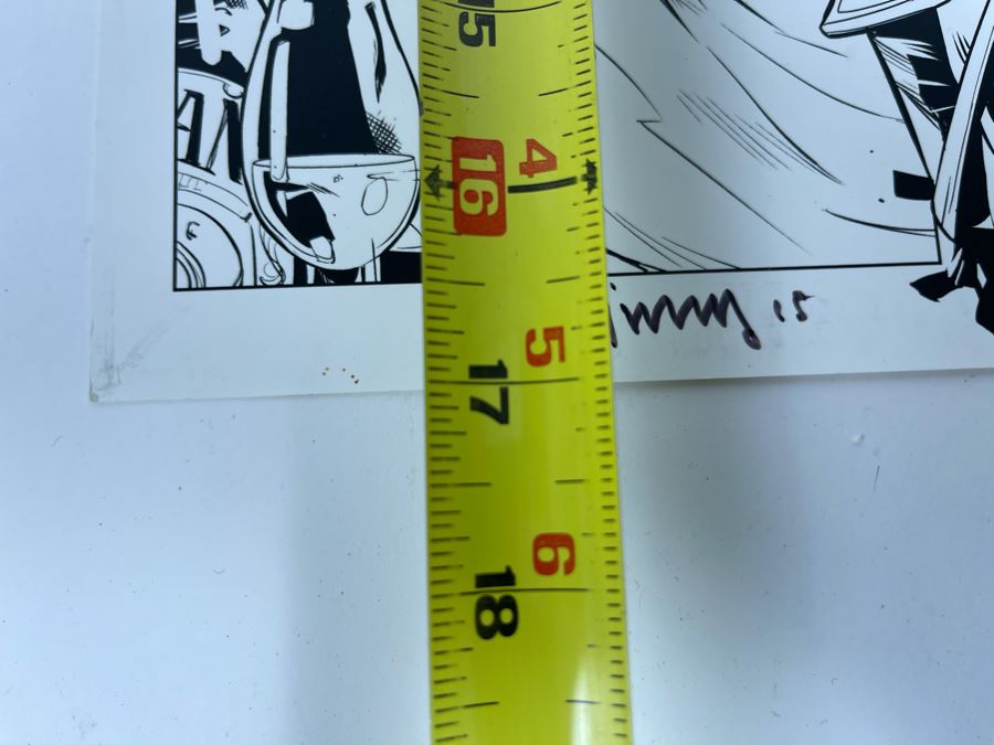 JUST ADDED - Large Signed Marvel Deadpool Comic Book Print By John Timms 11 X 17 [Photo 9]